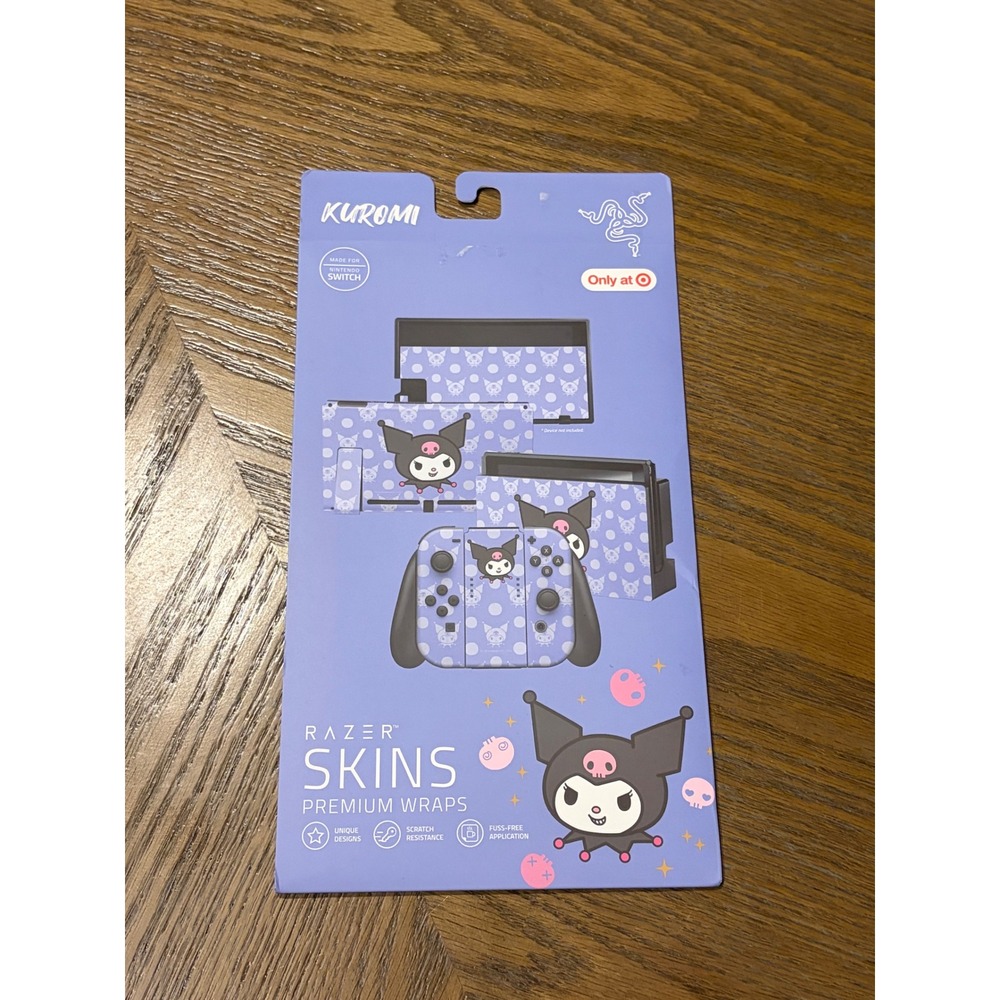 Razer Skins Nintendo Switch Sanrio Kuromi Premium Wraps Target Exclusive New